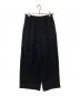 ENFOLD (エンフォルド) RELAX ELASTIC WIDE-TROUSERS ブラック サイズ:36：11000円