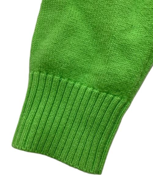 AMI Alexandre Mattiussi（アミアレクサンドルマテュッシ）AMI Alexandre Mattiussi (アミアレクサンドルマテュッシ) AMI DE COEUR CREW NECK SWEATER（アミ ドゥ クール クルーネック セーター） グリーン サイズ:Mの古着・服飾アイテム