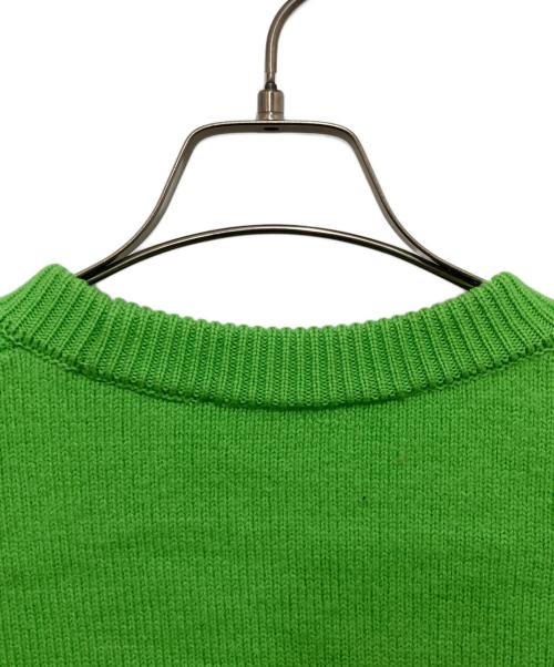 AMI Alexandre Mattiussi（アミアレクサンドルマテュッシ）AMI Alexandre Mattiussi (アミアレクサンドルマテュッシ) AMI DE COEUR CREW NECK SWEATER（アミ ドゥ クール クルーネック セーター） グリーン サイズ:Mの古着・服飾アイテム