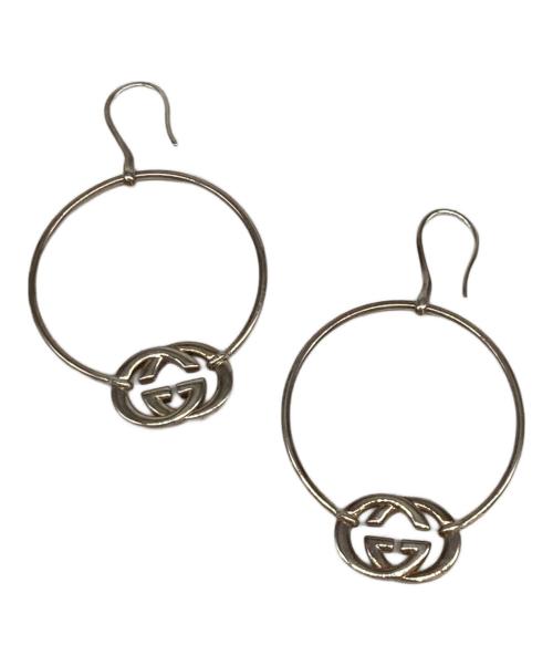GUCCI（グッチ）GUCCI (グッチ) インターロッキングG フープイヤリング シルバーの古着・服飾アイテム