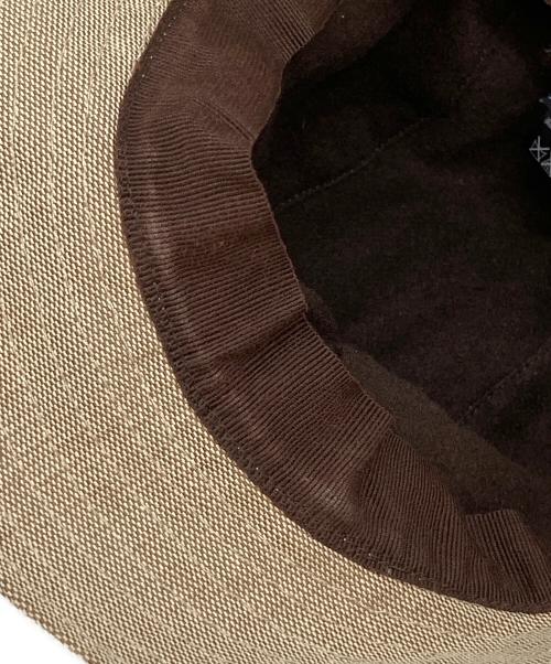 GUCCI（グッチ）GUCCI (グッチ) シェリーラインハット ベージュ サイズ:Lの古着・服飾アイテム