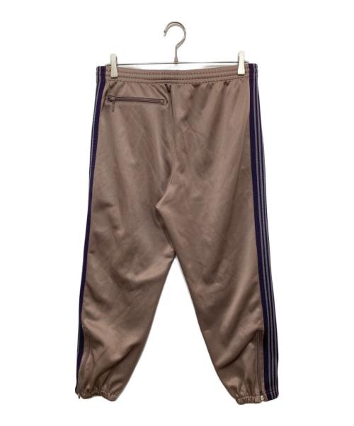 Needles（ニードルズ）Needles (ニードルズ) ZIPPED TRACK PANT POLY SMOOTH ブラウン サイズ:Mの古着・服飾アイテム