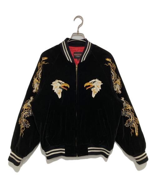 GREEMAN（グリーマン）GREEMAN (グリーマン) 90s 別珍スカジャン ブラック サイズ:Mの古着・服飾アイテム