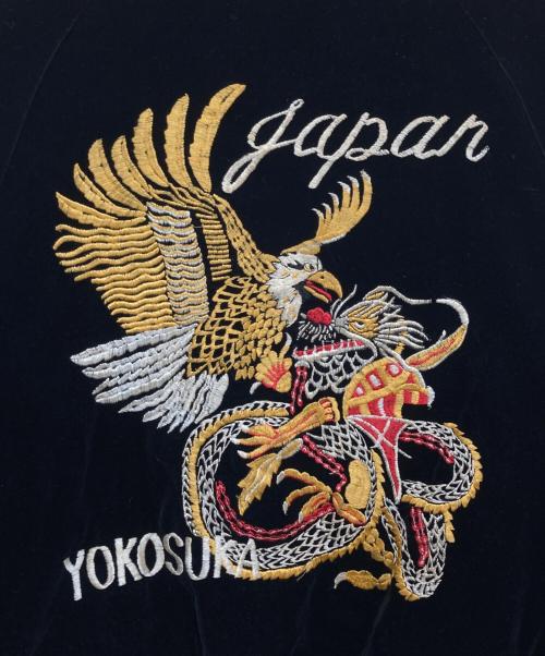 GREEMAN（グリーマン）GREEMAN (グリーマン) 90s 別珍スカジャン ブラック サイズ:Mの古着・服飾アイテム