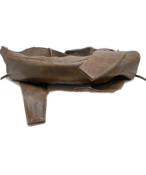 VIAVANDA（ヴィアヴァンダ）VIAVANDA (ヴィアヴァンダ) STRINGS MULTI BAG / MOCA ブラウンの古着・服飾アイテム