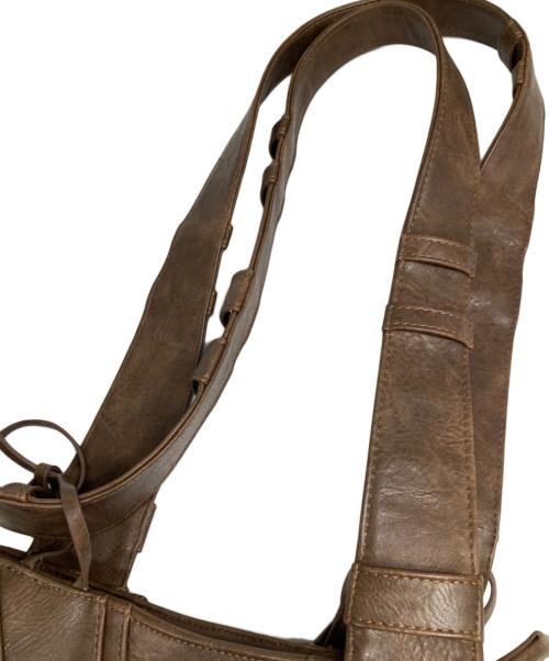 VIAVANDA（ヴィアヴァンダ）VIAVANDA (ヴィアヴァンダ) STRINGS MULTI BAG / MOCA ブラウンの古着・服飾アイテム