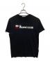 MONCLER（モンクレール）の古着「ロゴTシャツ」｜ブラック