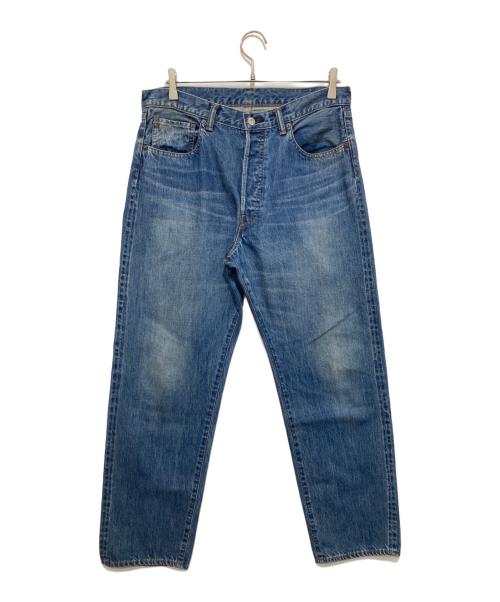 A.PRESSE（アプレッセ）A.PRESSE (アプレッセ) Washed Denim Pants E bleach インディゴ サイズ:34/30の古着・服飾アイテム