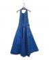 Christian Dior（クリスチャン ディオール）の古着「Panther blue lurex dress」｜ブルー