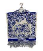 Christian Diorクリスチャン ディオール）の古着「総柄ポンチョ」｜ブルー