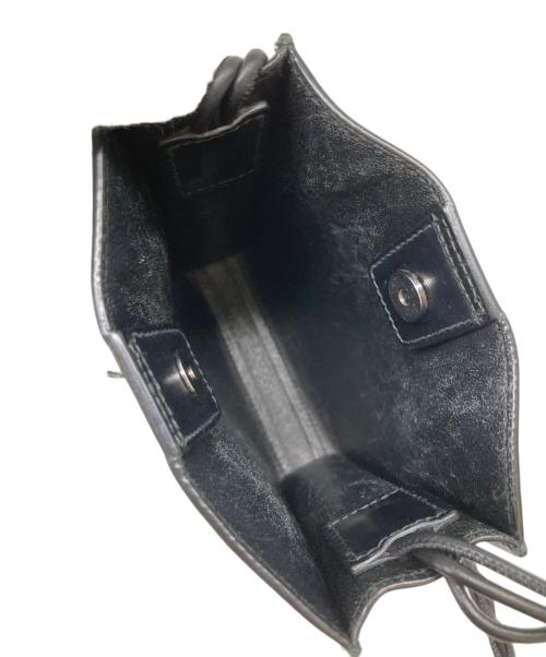 JIL SANDER（ジルサンダー）JIL SANDER (ジルサンダー) タングルショルダーバッグ ブラックの古着・服飾アイテム