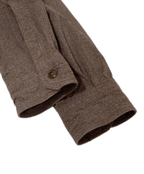 BUZZ RICKSON'S（バズリクソンズ）Buzz Rickson's (バズリクソンズ) COTTON COVERT WORK SHIRT ブラウン サイズ:16の古着・服飾アイテム