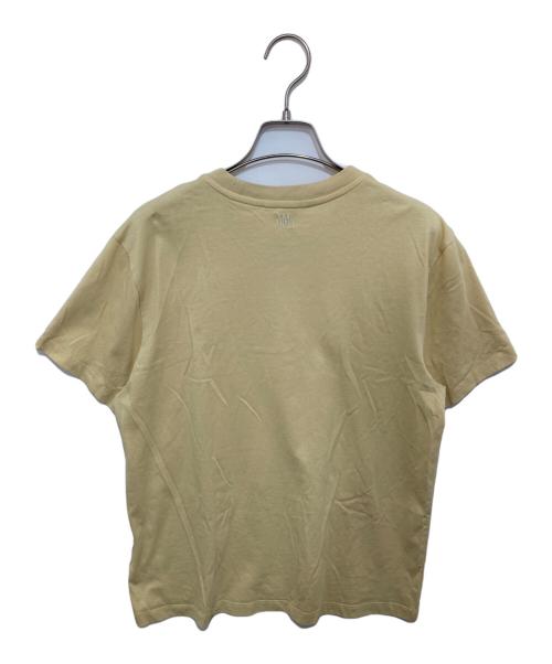 AMI Alexandre Mattiussi（アミアレクサンドルマテュッシ）AMI Alexandre Mattiussi (アミアレクサンドルマテュッシ) ハートロゴ刺繍Tシャツ イエロー サイズ:Sの古着・服飾アイテム