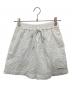 MIU MIU（ミュウミュウ）の古着「ロゴパッチルーズフィットポプリンショーツ」｜ホワイト