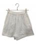 MIU MIU (ミュウミュウ) ロゴパッチルーズフィットポプリンショーツ ホワイト サイズ:38：30000円