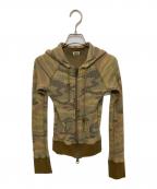 L.G.Bルグランブルー）の古着「ジップパーカー」｜カーキ