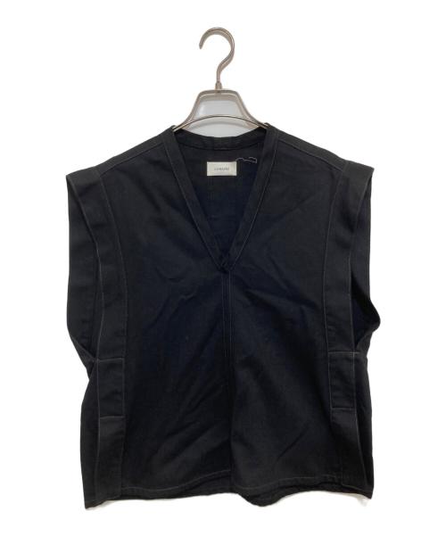 LEMAIRE（ルメール）LEMAIRE (ルメール) CHASUBLE/デニムベスト ブラック サイズ:36の古着・服飾アイテム