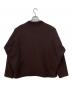 nonnotte (ノノット) Draping C/N Pullover ブラウン サイズ:4：12000円