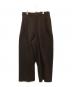 nonnotte（ノノット）の古着「Draping Crotch Trousers（ドレーピングクロッチトラウザーズ）24AW N-24A-033」｜ブラウン