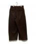 nonnotte (ノノット) Draping Crotch Trousers（ドレーピングクロッチトラウザーズ）24AW N-24A-033 ブラウン サイズ:４：23000円