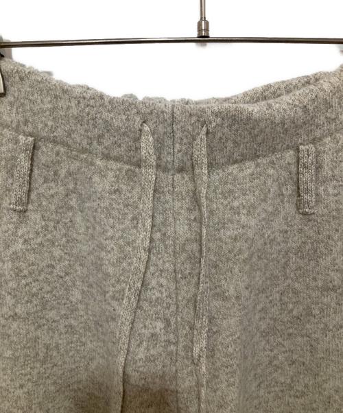 nonnotte（ノノット）nonnotte (ノノット) Knit Pants Extra Wide（ニットパンツ　エクストラワイド）24AW N-24A-041 ベージュ サイズ:Freeの古着・服飾アイテム