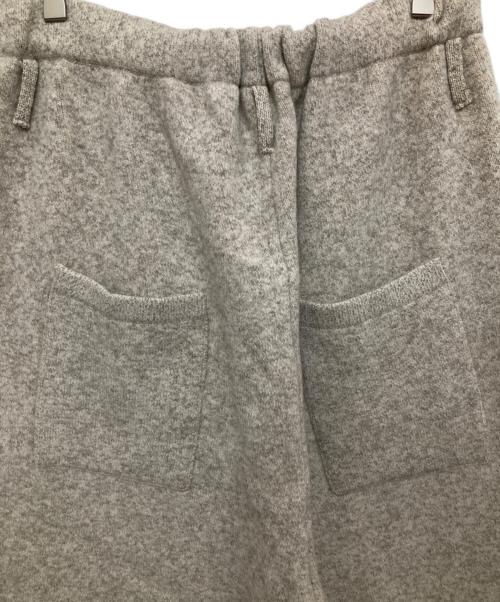 nonnotte（ノノット）nonnotte (ノノット) Knit Pants Extra Wide（ニットパンツ　エクストラワイド）24AW N-24A-041 ベージュ サイズ:Freeの古着・服飾アイテム