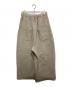 nonnotte (ノノット) Knit Pants Extra Wide（ニットパンツ　エクストラワイド）24AW N-24A-041 ベージュ サイズ:Free：28000円