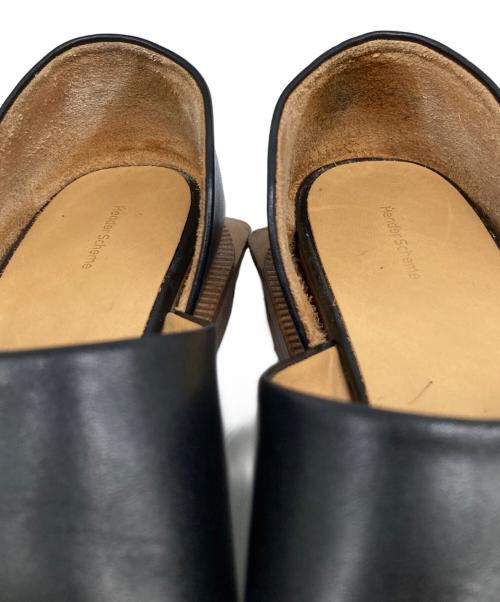 HENDER SCHEME（エンダースキーマ）HENDER SCHEME (エンダースキーマ) レザーシューズ ブラック サイズ:2の古着・服飾アイテム