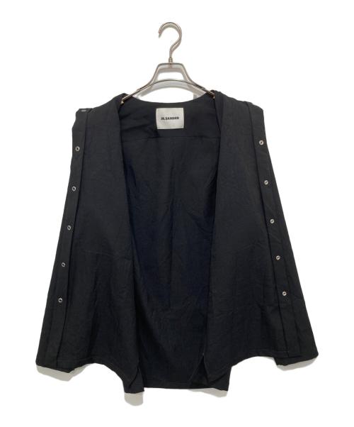 JIL SANDER（ジルサンダー）JIL SANDER (ジルサンダー) ボックスシャツ ブラック サイズ:37/14 1/2の古着・服飾アイテム