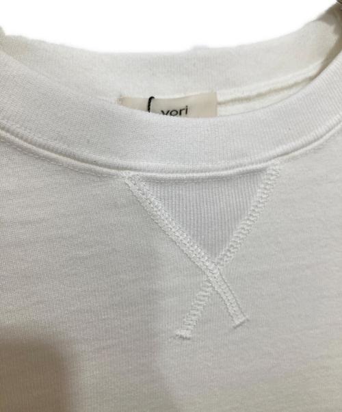 YORI（ヨリ）yori (ヨリ) ドライコンパクト裏毛フレアTee アイボリー サイズ:36の古着・服飾アイテム