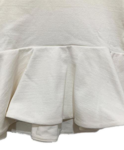 YORI（ヨリ）yori (ヨリ) ドライコンパクト裏毛フレアTee アイボリー サイズ:36の古着・服飾アイテム