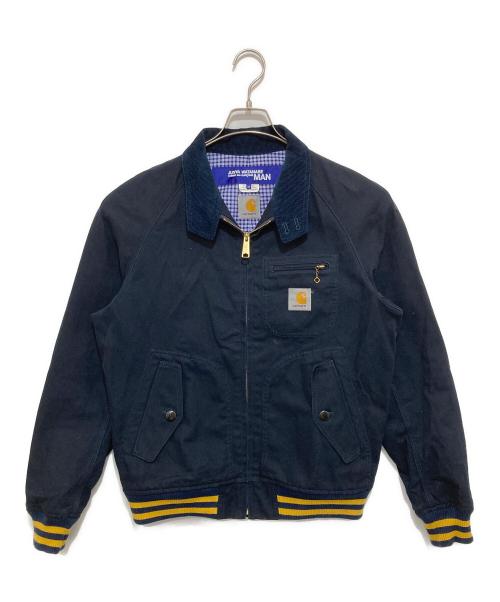 COMME des GARCONS JUNYA WATANABE MAN（コム デ ギャルソン ジュンヤ ワタナベ マン）COMME des GARCONS JUNYA WATANABE MAN CarHartt Duck Harrington Jacket In Blue（ダックハリントンジャケット）/ ダックブルゾン　AD2017　WA-J108の古着・服飾アイテム