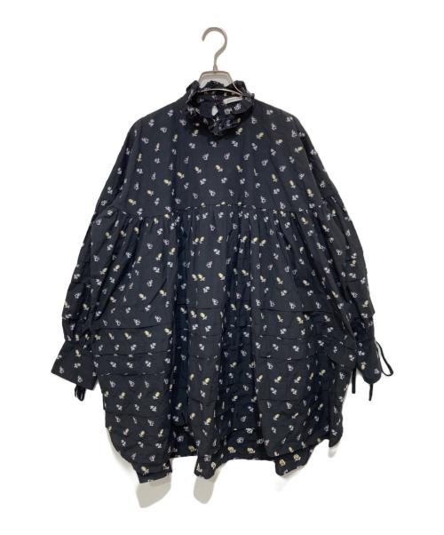 CECILIE BAHNSEN（セシリーバンセン）Cecilie Bahnsen (セシリーバンセン) Macy Fil-coupe Dress ブラック サイズ:UK6の古着・服飾アイテム