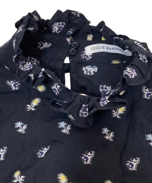 CECILIE BAHNSEN（セシリーバンセン）Cecilie Bahnsen (セシリーバンセン) Macy Fil-coupe Dress ブラック サイズ:UK6の古着・服飾アイテム