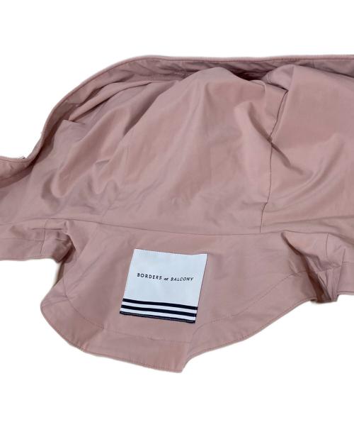 BORDERS at BALCONY（ボーダーズアットバルコニー）BORDERS AT BALCONY (ボーダーズアットバルコニー) TIERED COAT ピンク サイズ:36の古着・服飾アイテム