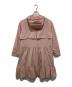 BORDERS AT BALCONY (ボーダーズアットバルコニー) TIERED COAT ピンク サイズ:36：21000円