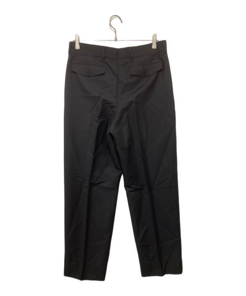 DIOR HOMME（ディオール オム）DIOR HOMME (ディオール オム) プリーツディテールウールブランドパンツ ブラック サイズ:48の古着・服飾アイテム