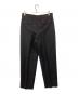 DIOR HOMME (ディオール オム) プリーツディテールウールブランドパンツ ブラック サイズ:48：23000円