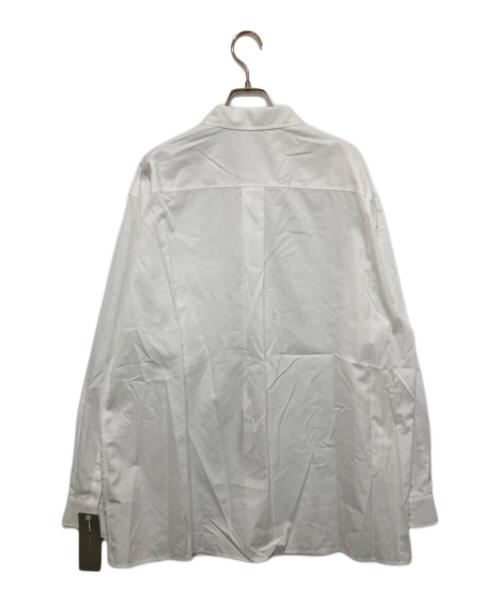 DIOR HOMME（ディオール オム）DIOR HOMME (ディオール オム) CDロゴ刺繍ドレスシャツ ホワイト サイズ:40の古着・服飾アイテム