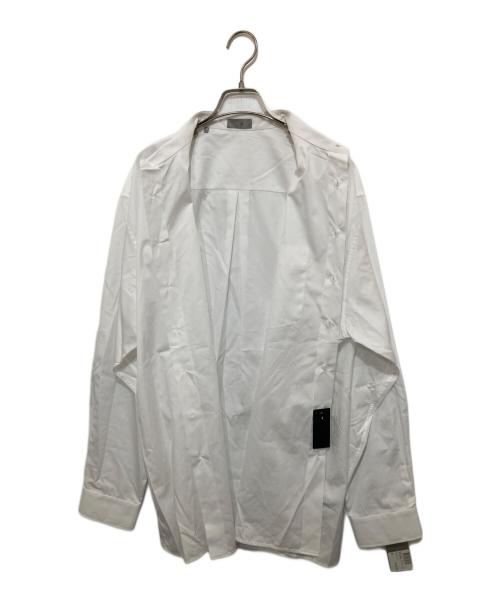 DIOR HOMME（ディオール オム）DIOR HOMME (ディオール オム) CDロゴ刺繍ドレスシャツ ホワイト サイズ:40の古着・服飾アイテム
