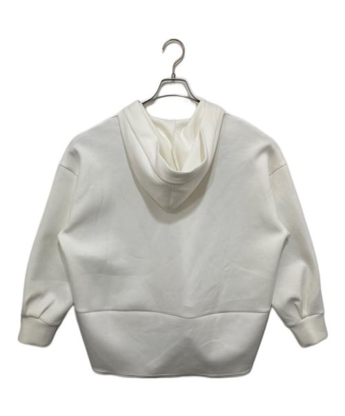 Liesse（リエス）Liesse (リエス) ダンボールスキッパーフードトップス ホワイト サイズ:FREEの古着・服飾アイテム