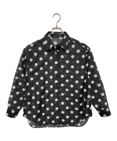 ANNE COQUINE（アンコキーヌ）ANNE COQUINE (アンコキーヌ) シアーシャツ ブラック サイズ:Mの古着・服飾アイテム
