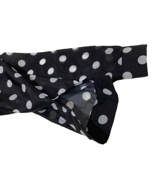 ANNE COQUINE（アンコキーヌ）ANNE COQUINE (アンコキーヌ) シアーシャツ ブラック サイズ:Mの古着・服飾アイテム