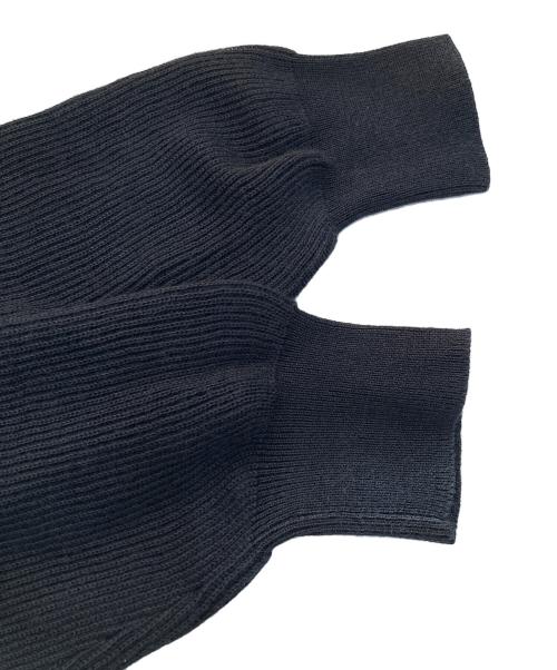 BATONER(バトナ―)（バトナ―）BATONER(バトナ―) (バトナ―) ROYAL RAMIE V NECK CARDIGAN ブラック サイズ:1の古着・服飾アイテム