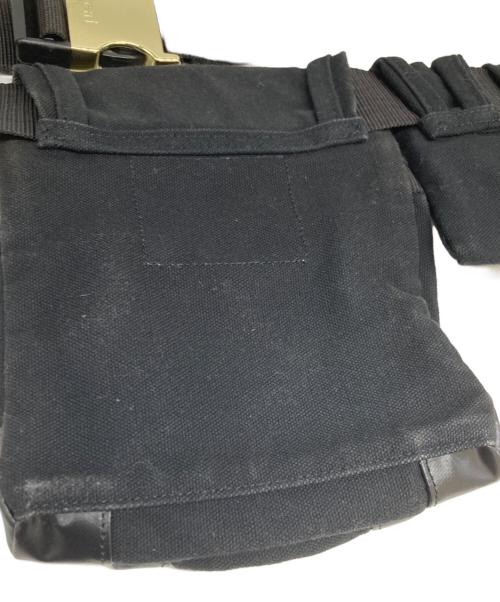 sacai（サカイ）sacai (サカイ) CARHARTT WIP (カーハート ワークインプログレス) ウエストバッグ ブラックの古着・服飾アイテム
