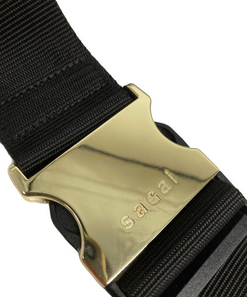 sacai（サカイ）sacai (サカイ) CARHARTT WIP (カーハート ワークインプログレス) ウエストバッグ ブラックの古着・服飾アイテム