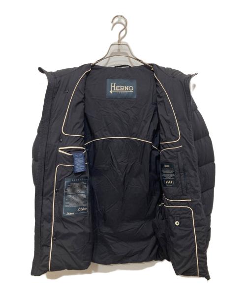HERNO（ヘルノ）HERNO (ヘルノ)  LEGEND L’ESKIMO（レジェンドエスキモー）PI004ULE-19288-9200/ ダウンジャケット ブラック サイズ:46の古着・服飾アイテム