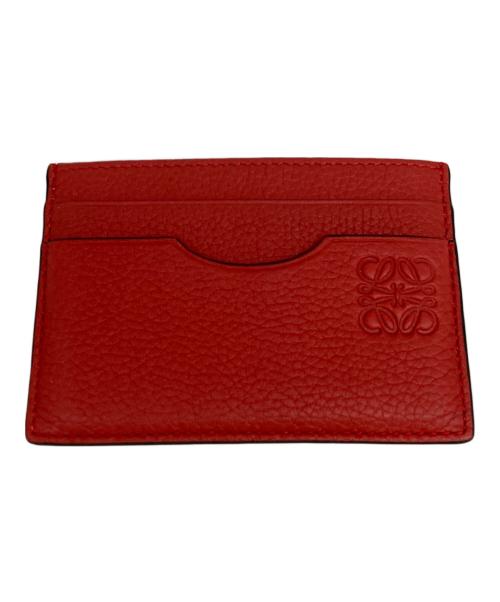 LOEWE（ロエベ）LOEWE (ロエベ) アナグラムロゴカードケース レッドの古着・服飾アイテム