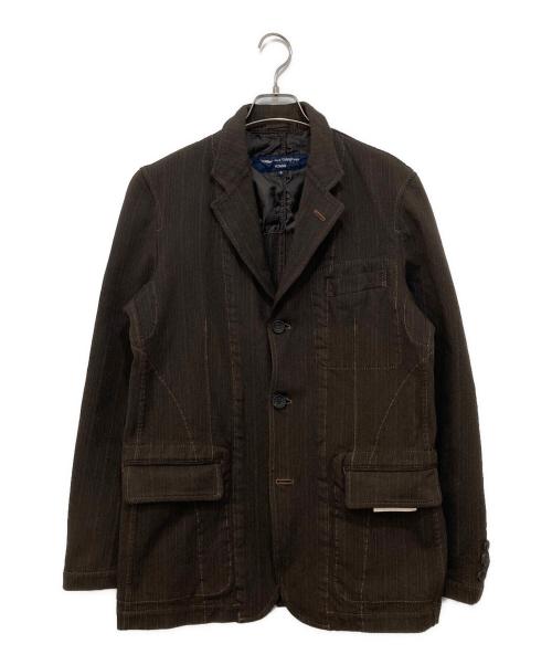 COMME des GARCONS HOMME（コムデギャルソン オム）COMME des GARCONS HOMME (コムデギャルソン オム) 3Bテーラードジャケット ブラウン サイズ:Sの古着・服飾アイテム