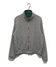 LORO PIANA（ロロピアーナ）の古着「Reversible Windmate Jacket FAF8466 カシミヤ リバーシブル ボンバージャケット ブルゾン」｜グレー×グリーン